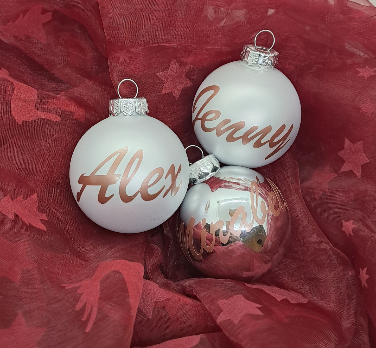 Weihnachtskugeln Personalisiert