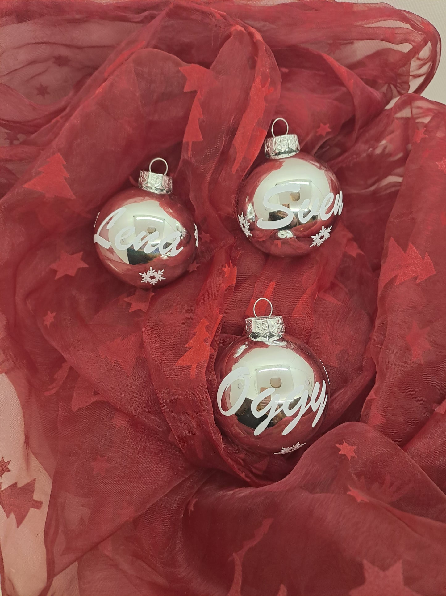 Weihnachtskugeln Personalisiert