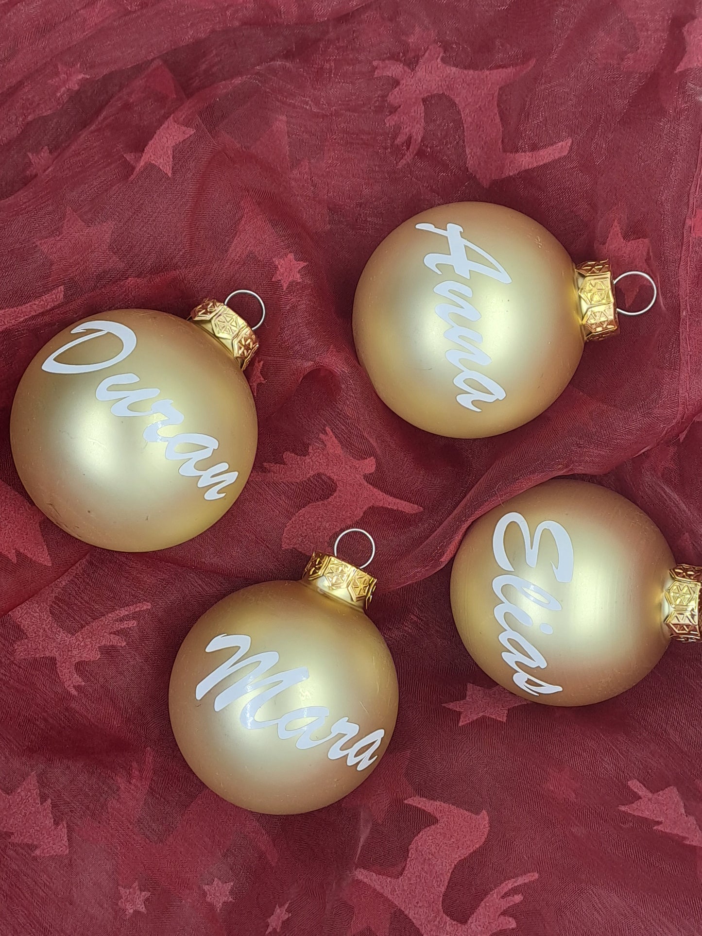 Weihnachtskugeln Personalisiert