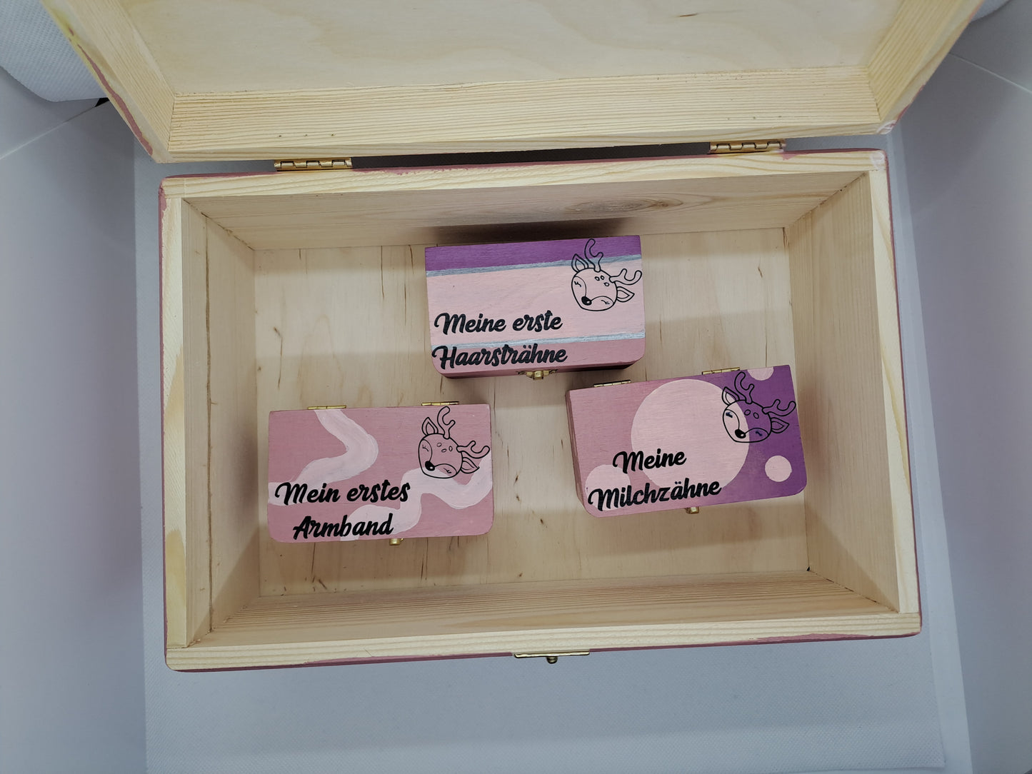 Erinnerungskiste Personalisiert mit Wunschmotiv