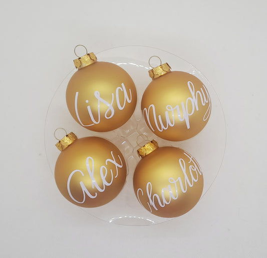 Weihnachtskugeln Personalisiert