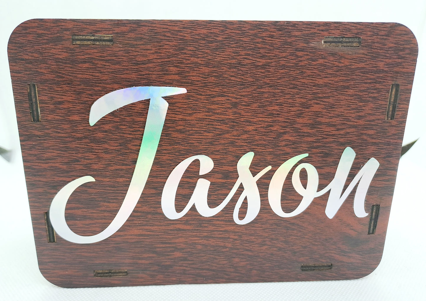Holzspardose Personalisiert