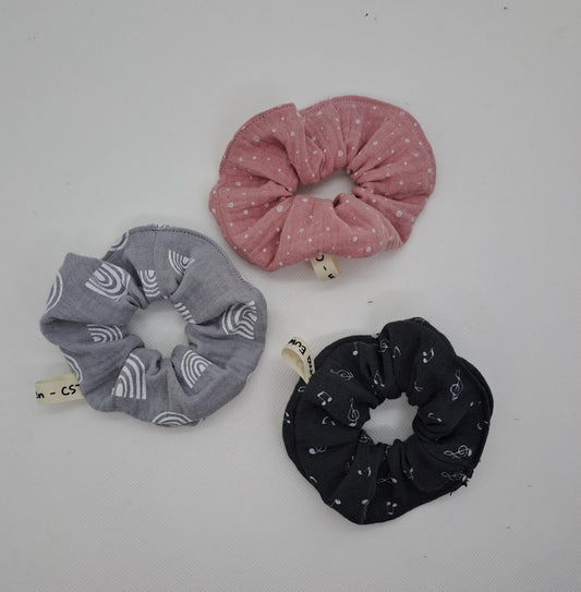 Scrunchie Musselin Klein/Kinder